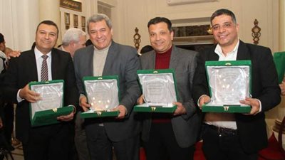 تفاصيل تكريم نجوم الرياضة في الوفد ..صور