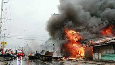 ارتفاع حصيلة ضحايا انفجار الفلبين إلى 104 قتلى ومصابين