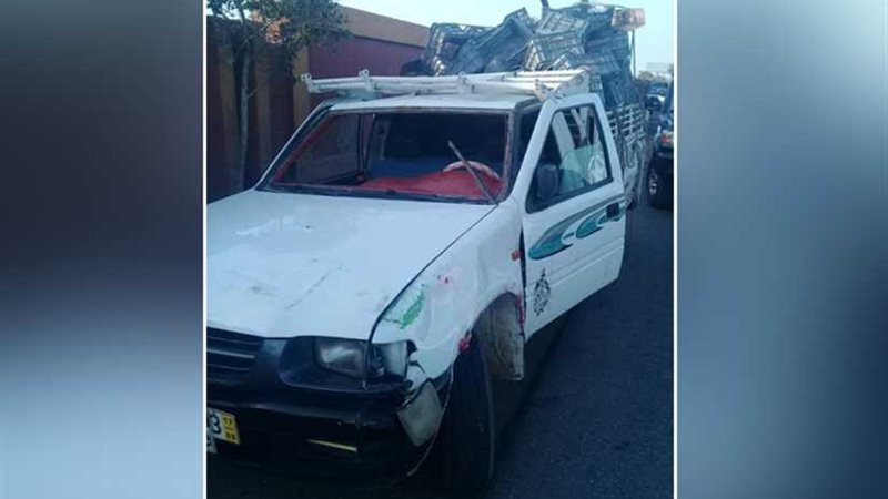 إصابة سائق في حادث