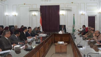 محافظ المنيا يشكل لجنة لطلاء واجهات المباني بلون موحد