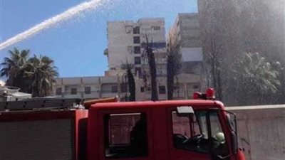 حريق يلتهم محتويات مكتب بريد درنكة بأسيوط