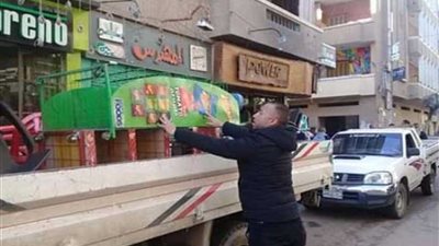 حملات مكبرة لإزالة الإشغالات بالبحيرة