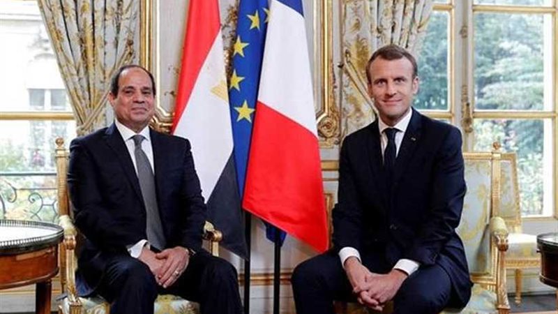 غدًا.. السيسي وماكرون