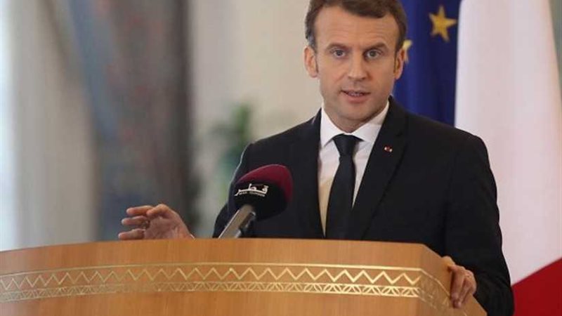 أسئلة مباشرة لماكرون