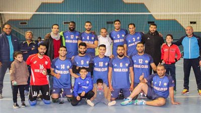 طائرة المنيا تهزم ألعاب دمنهور (3-1) في منافسات الممتاز 