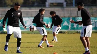 تدريبات استشفائية للاعبي الزمالك قبل موقعة الكونفيدرالية