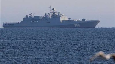 البحرية الروسية تتدرب على صد هجوم صاروخي في حوض المتوسط