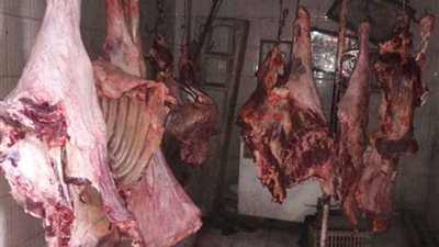 ضبط جزار لعرضه 458 كيلو لحوم بلدي غير صالحة للاستهلاك الآدمي بديروط