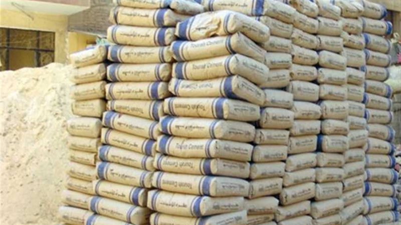 صادرات الأسمنت والمواد