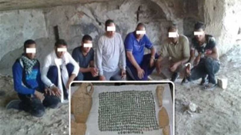 ضبط تشكيل عصابي للتنقيب