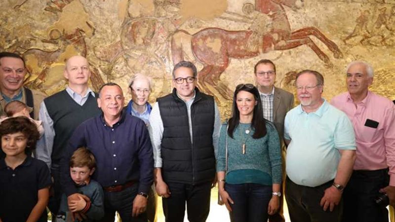 وزيرا الآثار والسياحة