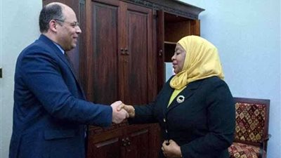السفير المصري في تنزانيا يبحث مع نائبة الرئيس تطوير العلاقات الثنائية