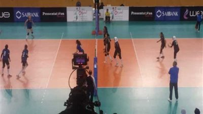 الأهلي يكتسح الزمالك بثلاثية نظيفه في البطولة العربية لسيدات للطائرة