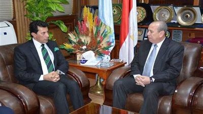 وزير الشباب والرياضة يصل كفر الشيخ لافتتاح أسبوع شباب الجامعات