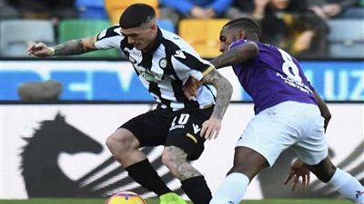 فيورنتينا يتعادل مع أودينيزي في الدوري الإيطالي
