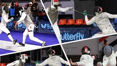 مصرتحقق فضية فرق السلاح في 