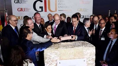 وضع حجر أساس الجامعة الألمانية بالعاصمة الجديدة