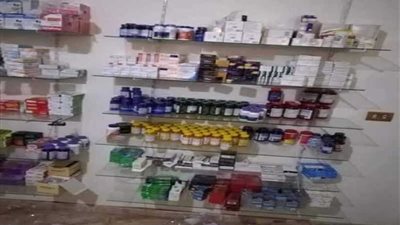ضبط أدوية مهربة ومجهولة المصدر بالغربية