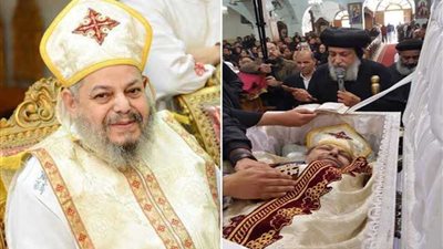 نياحة أحد شيوخ كهنة إيبارشية القوصية ومير