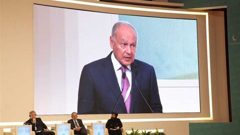 أبو الغيط: مؤتمر