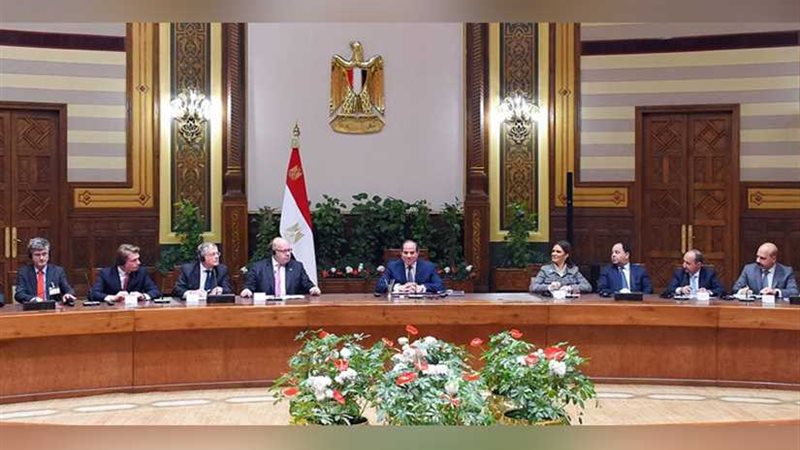 السيسى لممثلى الشركات