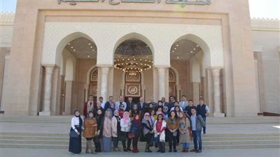 وفد من شباب بورسعيد يزور العاصمة الإدارية