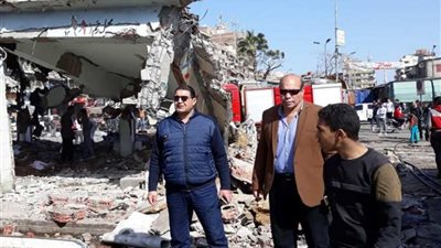 إزالة سوق السمك القديم ببورسعيد