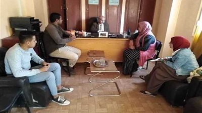 رئيس مدينة الغنايم يلتقي أعضاء 