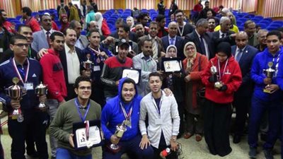 جامعة المنيا تحصد 27 ميدالية بأسبوع شباب الجامعات