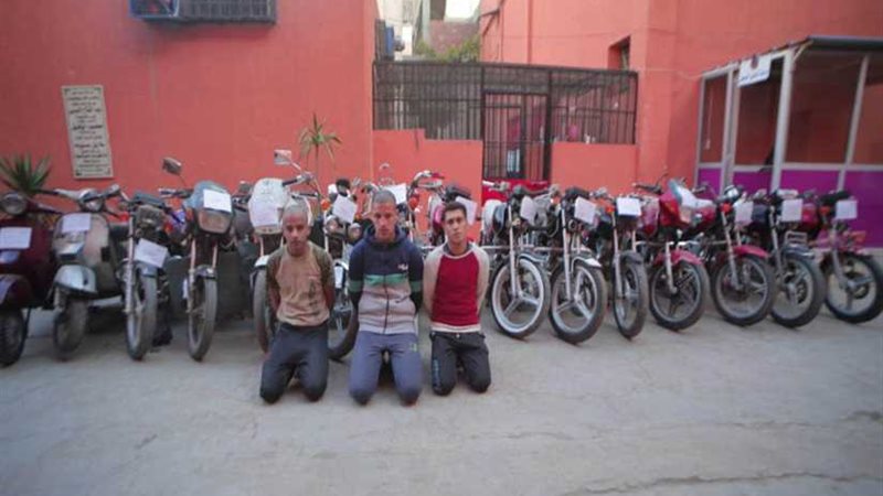 ضبط عصابة الدراجات