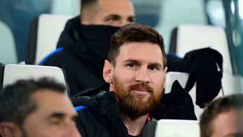 ميسي على مقاعد بدلاء