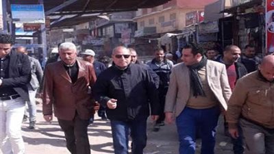 إعادة تنظيم مواقف السيارات بالمرج الجديدة