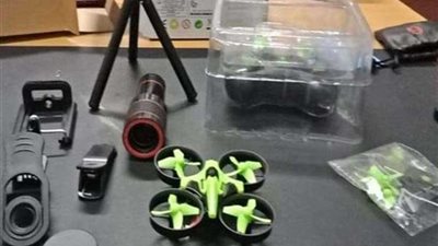 إحباط تهريب 500 كاميرا مراقبه محظور دخولها البلاد