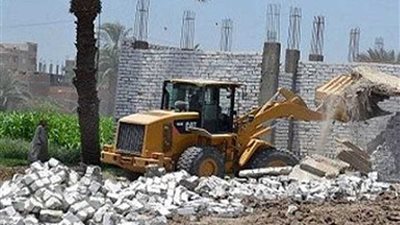 إزالة 163 حالة تعد على الأراضي الزراعية وأملاك الدولة بالشرقية