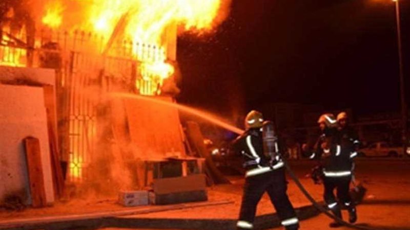 السيطرة على حريق