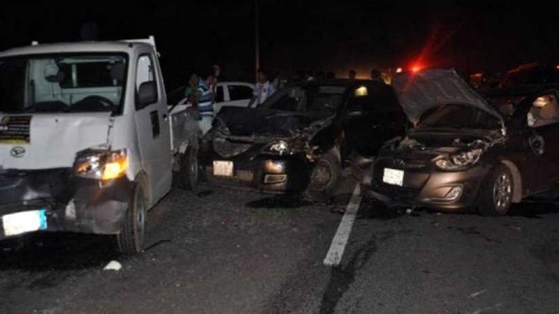 إصابة 7 في حادث طرق