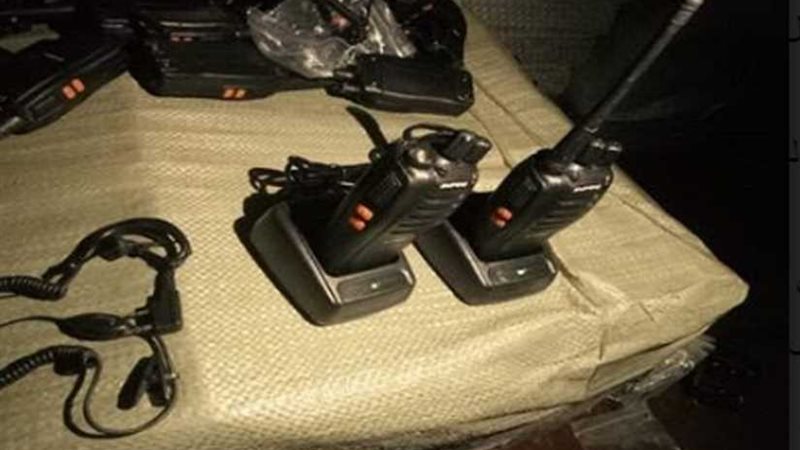 ضبط أجهزة لاسلكية