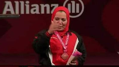 جيهان حسن تتوج بذهبية رفع الأثقال ببطولة العالم البارالمبية