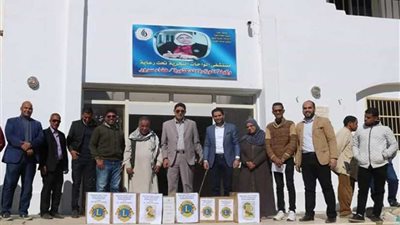 12 جهازا طبيا تبرعا لمستشفى الواحات البحرية