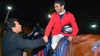 زيادة وآية والبرعي أوائل البطولة الدولية للفروسية