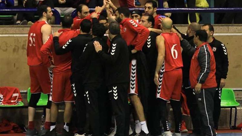 سلة الأهلى يفوز على