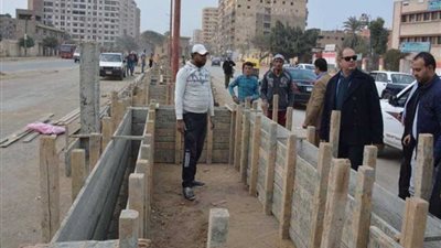 محافظ الغربية يتفقد تطوير شارع الجلاء بطنطا