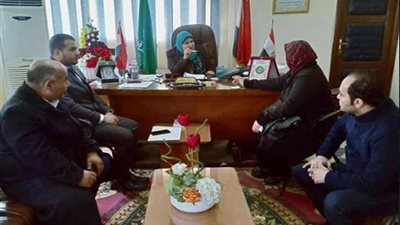 رئيسة جمصة تناقش استعدادات حملة 