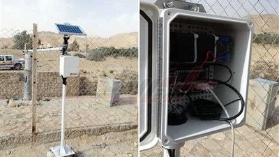 تركيب جهاز جديد لرصد السيول في منطقة وسط سيناء