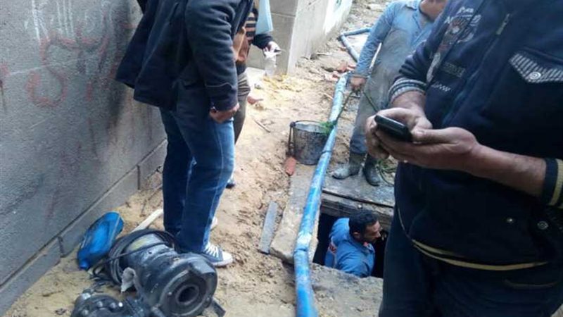 حل أزمة مياه مقابر