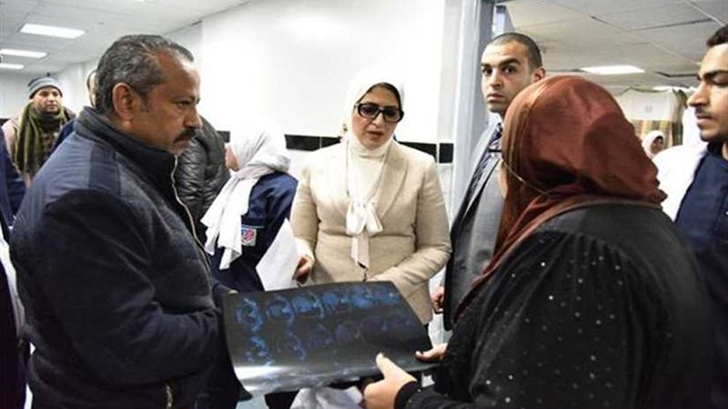 وزيرة الصحة في زيارة