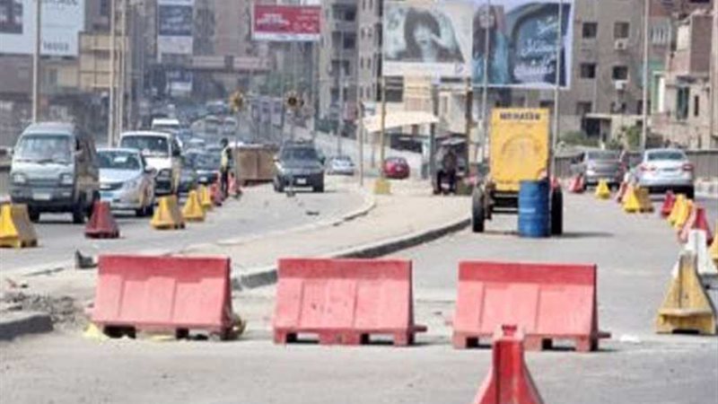 غلق مطلع محور ٢٦يوليو