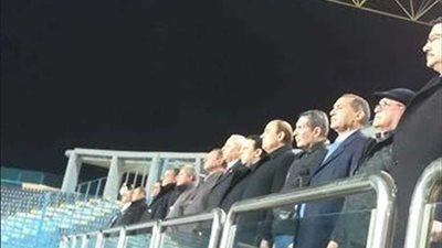 الخطيب يؤازر الأهلي أمام الانتاج الحربي في بتروسبورت