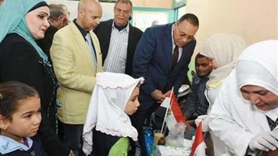 بدء حملة مكافحة الأنيميا والسمنة والتقزم بمدارس الجيزة