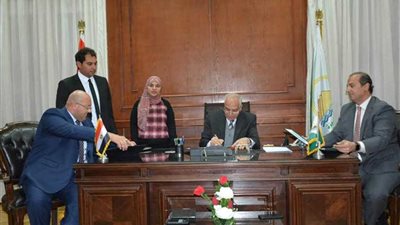 الجيزة توقع بروتوكولًا مع صندوق 